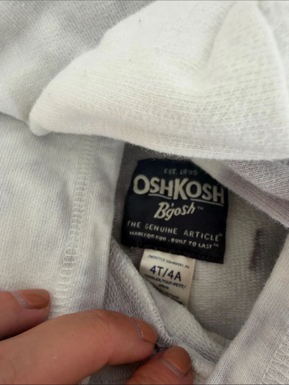 Gap and OshKosh Trio of Hooded Sweatshirts